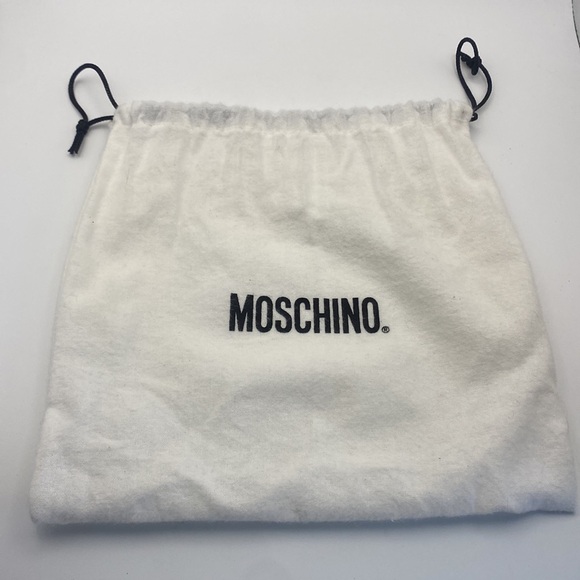 Moschino Black Leather Gold Letter Logo Belt - 48 main image 4